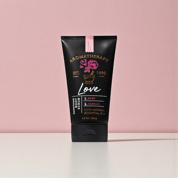 Bath & Body Works- LOVE Rose Vanilla Smoothing Scrub –Discontinued Favorite-NEW - Picture 5 of 7